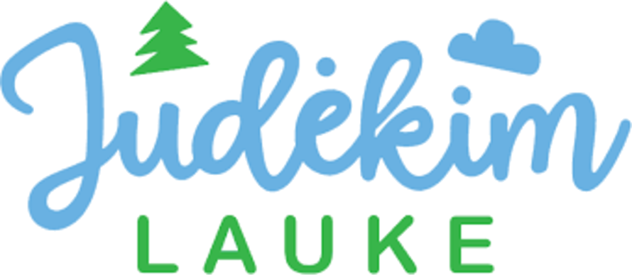 Judėkim lauke logo